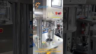 Seafood Can Vacuum nitrogen Flushing Can Seaming Machine , Manual Can Seamer #Machine for Sauce