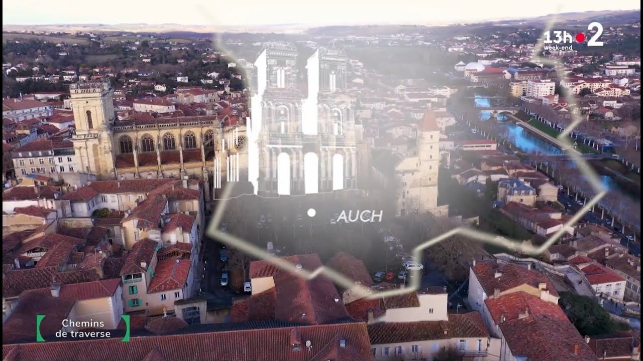 Gers : l’escalier monumental d'Auch