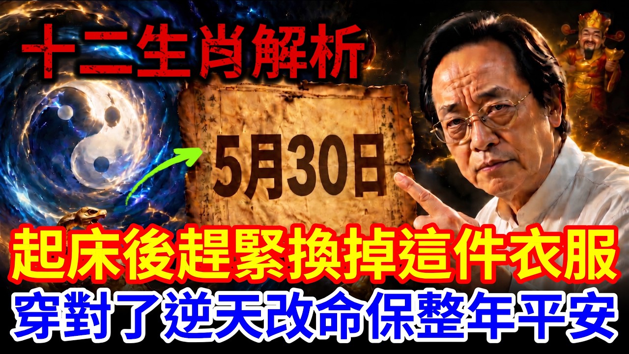 倪海廈講堂：就在明天！5月30號「大安又逢閉日」！60歲以上老人牢記：2要做、2不做，否則耗氣破財、災禍不斷一整年！#倪海廈