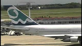 Corsair 747-312 F-GSEX arrives at base in Paris Orly