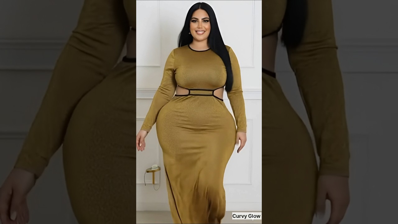 Plus Size Sculpted Trim Flow Maxi Dress