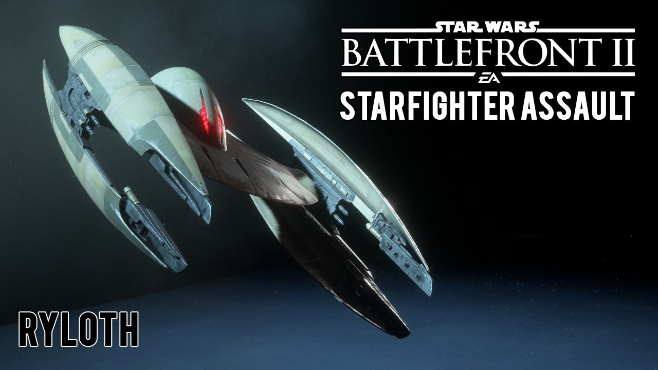 Star Wars Battlefront II: Starfighter Assault (PS4) no commentary - RYLOTH Vulture Droid