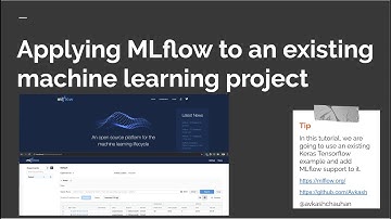 Applying MLflow to an existing machine learning project