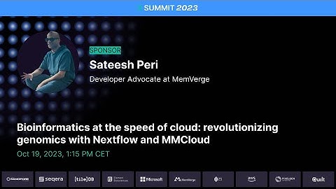 Nextflow Summit 2023 - Sateesh Peri