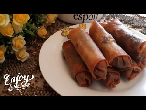 سبرنج رول بالدجاج والخضار