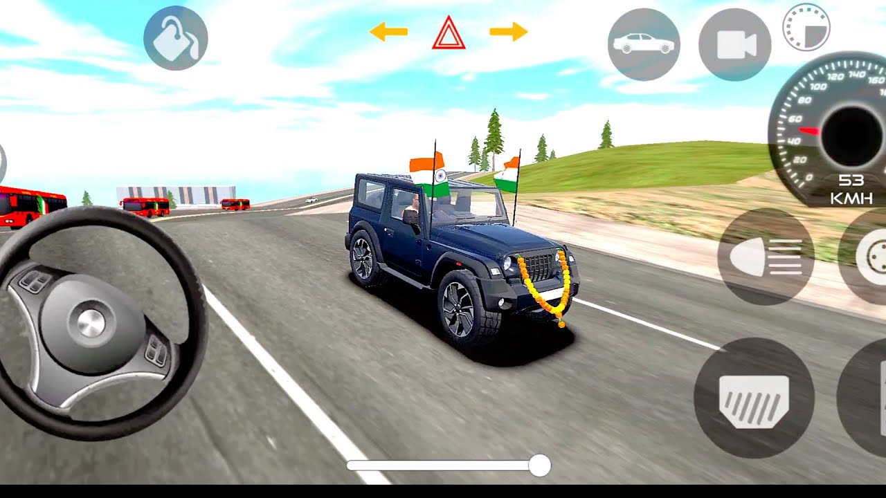 Dollar Song 😈 Modified Mahindra Thar  Car Games 🚘 ( Gadi Wala Cartoon ) Gameplay video part - 1728