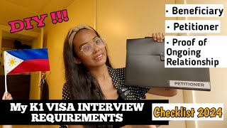 What I brought during my K1 VISA INTERVIEW | My CHECKLIST | Philippines| Filipina American Couple