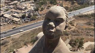 I went inside the African Renaissance Monument!