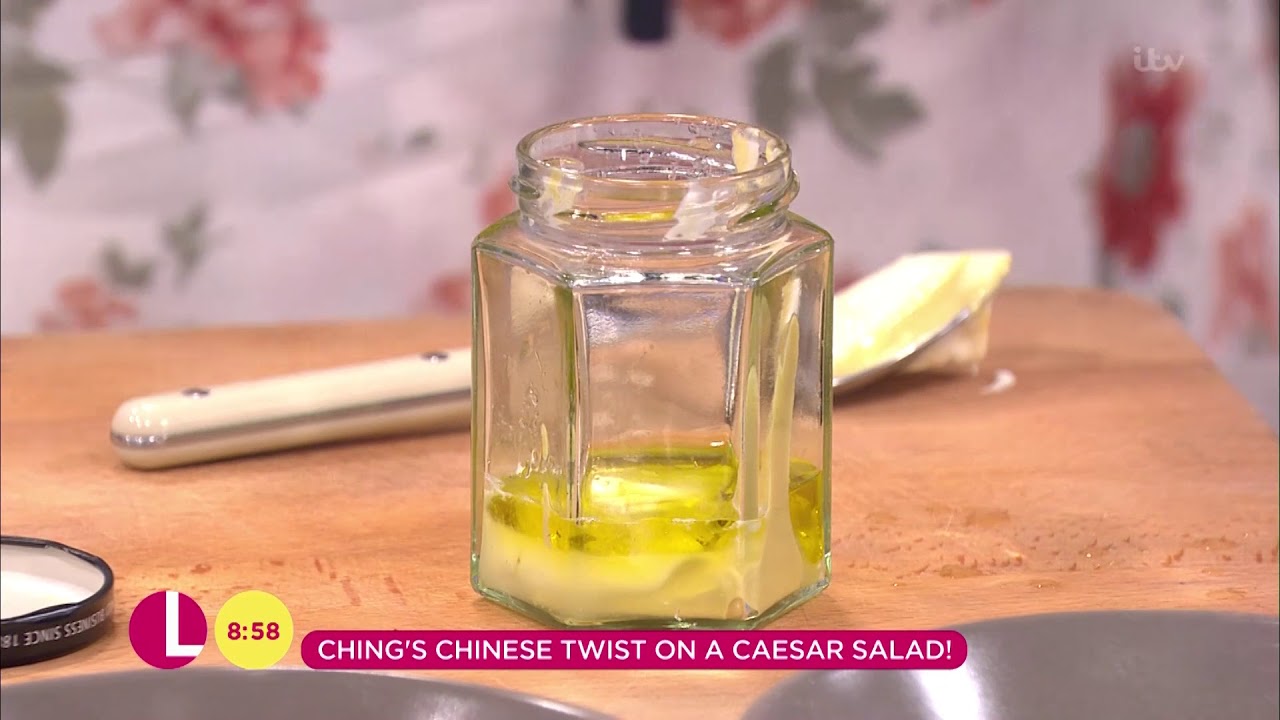 Ching Makes a Simple Caesar Salad Dressing | Lorraine