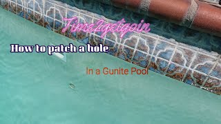 How to repair Gunite Pool