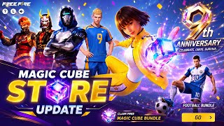 9th Anniversary Magic Cube Store Update🔥🥳|Free Diamond Event Date|Free Fire New Event | ff new event