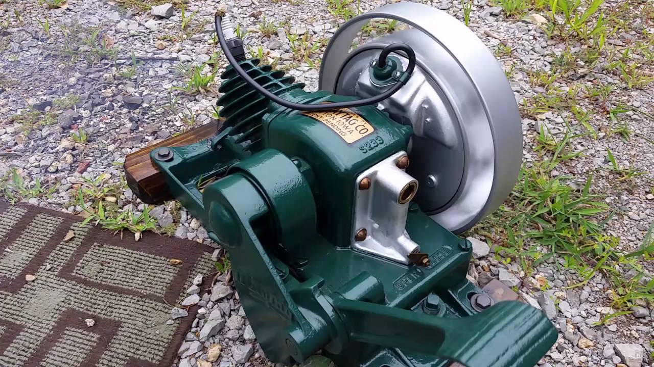 Maytag Gas engine Model 92 Washing Machine Motor - YouTube