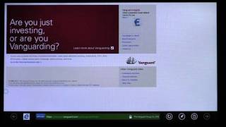 Metro style browsing in Windows 8
