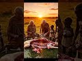 life 4.3 million years ago|the last Hunt of the dry season #historyhour #historysession#shorts