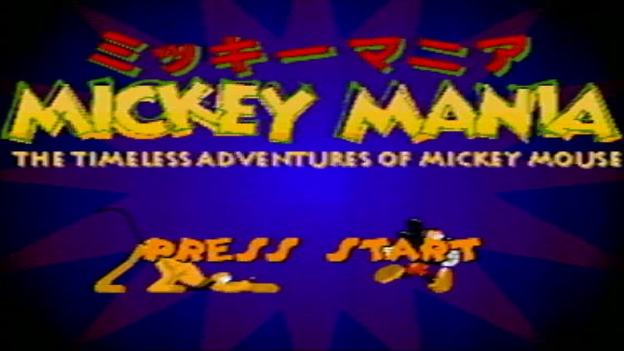 Mickey Mania on a REAL Japanese Mega Drive - YouTube