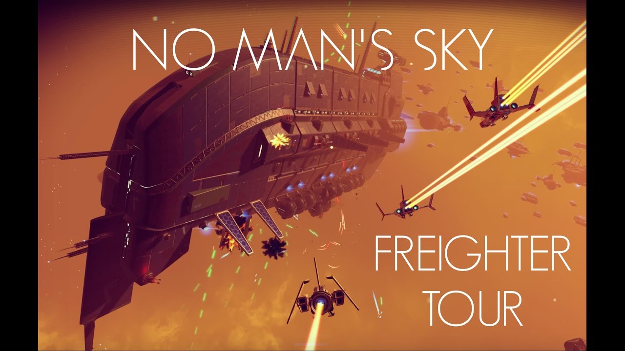 No Man’s Sky - Freighter Purchase & Tour + Space Battle - Foundation ...