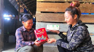 Find crabs in streams and harvest radishes to sell  Mai comes to visit her mother