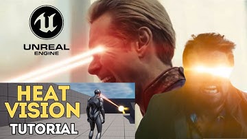 Unreal Engine 5 Laser Vision Tutorial - Heat Vision Tutorial