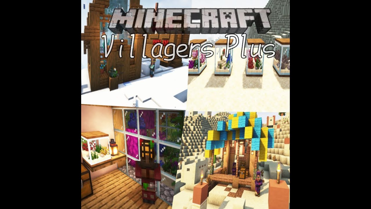 Обзор нового крутого мода на майкрафт про деревню жителей от Hideman