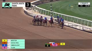 Santa Anita Park Carrera 3 - 21 de Junio 2020