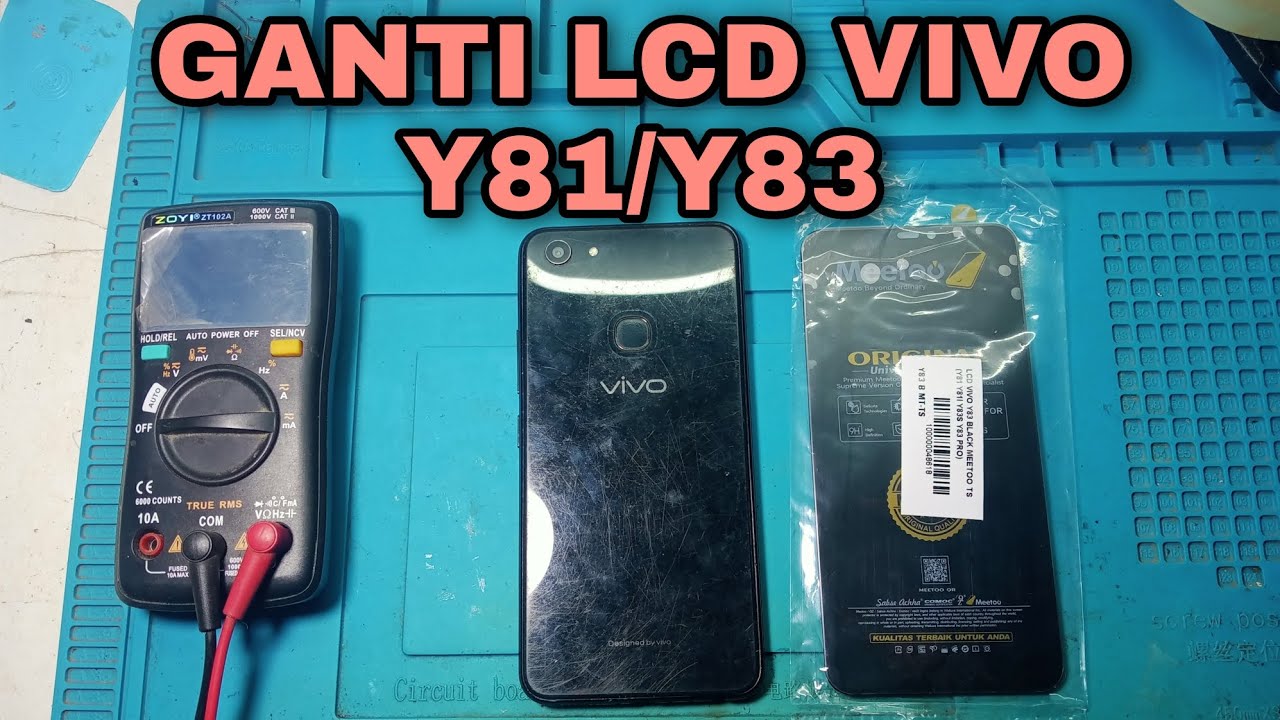 cara bongkar dan pasang LCD VIVO Y81/ Y83 replacement LCD VIVO Y81/ Y83 ...