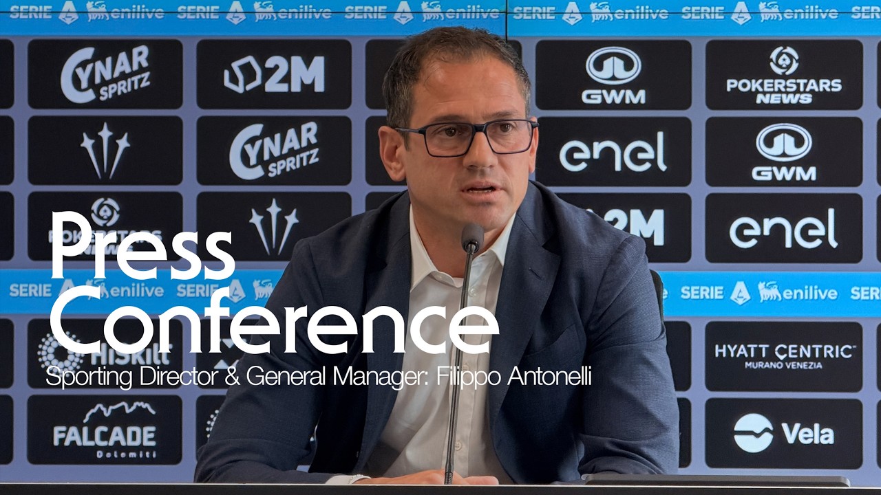 La conferenza stampa di Filippo Antonelli.