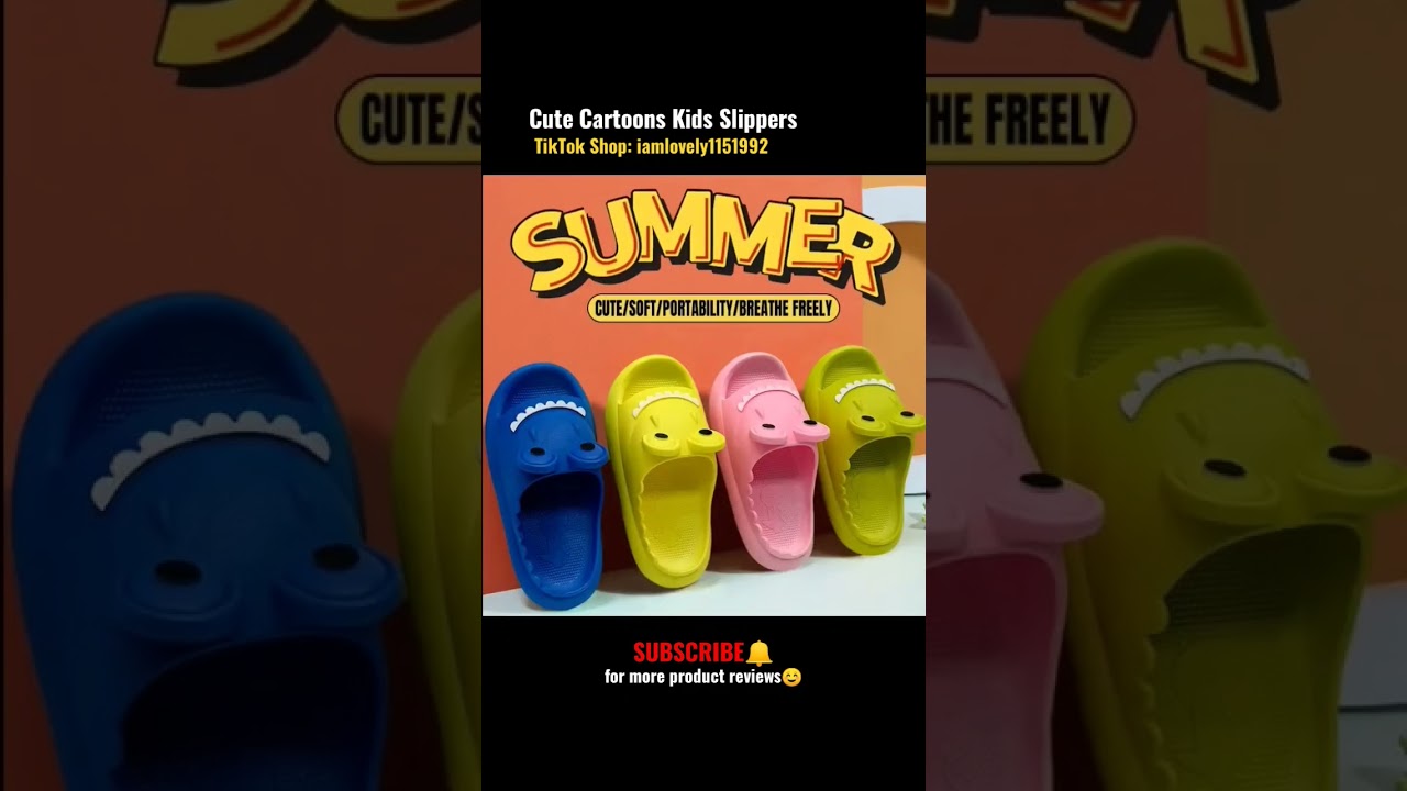 Cute Cartoons Kids Slippers 