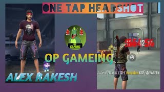 #ONETAPHEADSHOT#GARENA_FREE_FIRE |ONE TAP HEADSHOT TRICK| ALEX RAKESH SAMSUNG,A3,A5,A7,J2,J5,A10,A20