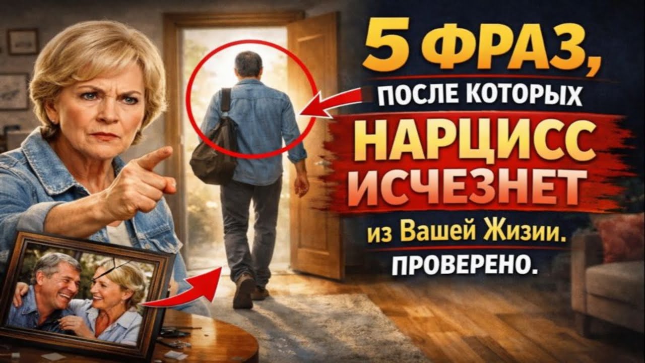 5 Фраз, После Которых Нарцисс ИСЧЕЗНЕТ из Вашей Жизни. Проверено.