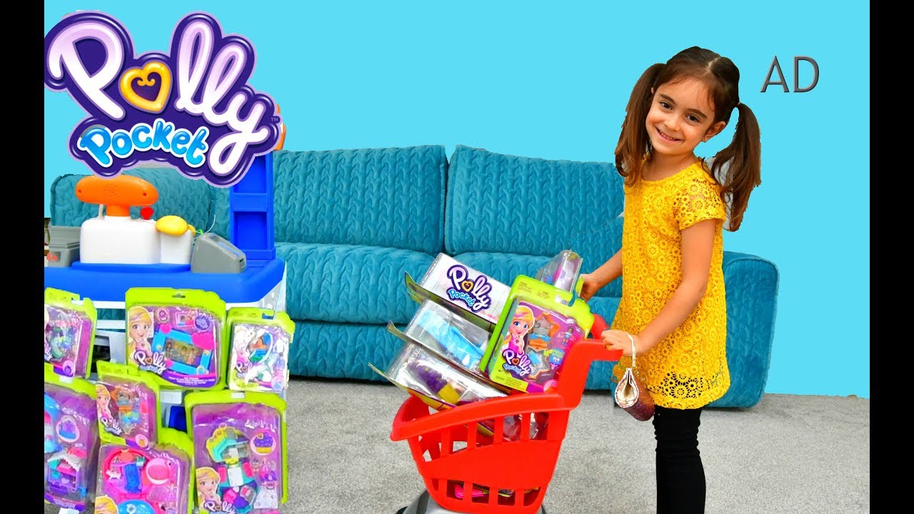 Polly Dolls Toy Sets - Emily Doing Shopping