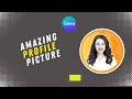 How to create a Amazing profile picture in canva | Step -by-step for Beginner's
