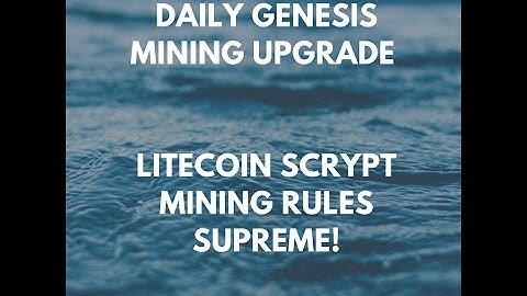 Genesis Mining Daily Upgrade - Litecoin Mining Rules Supreme!