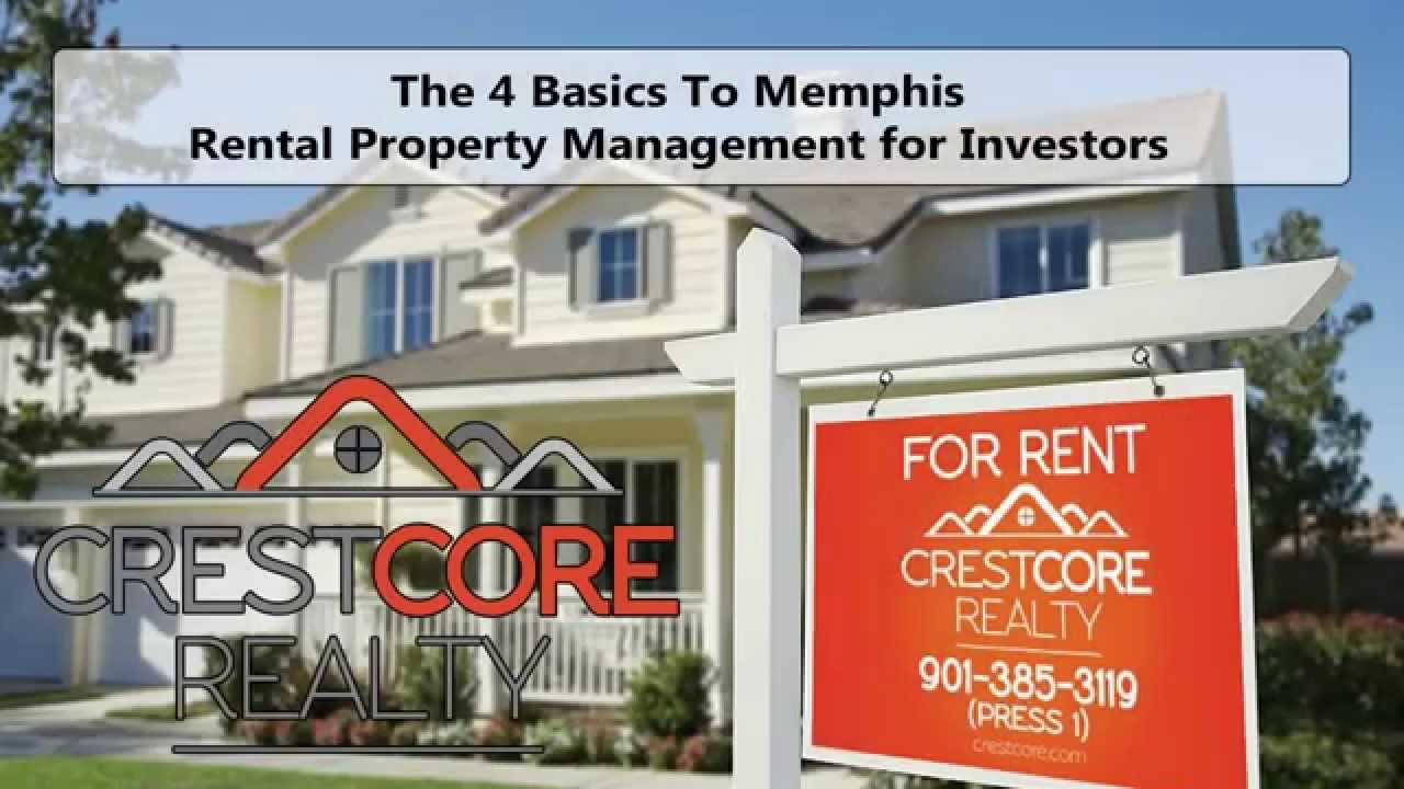 The 4 Basics to Memphis Rental Property Management for Investors YouTube