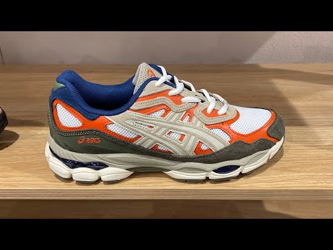 ASICS GEL NYC (Cream/ Irvine) - Style Code: 1203A383-108 - YouTube