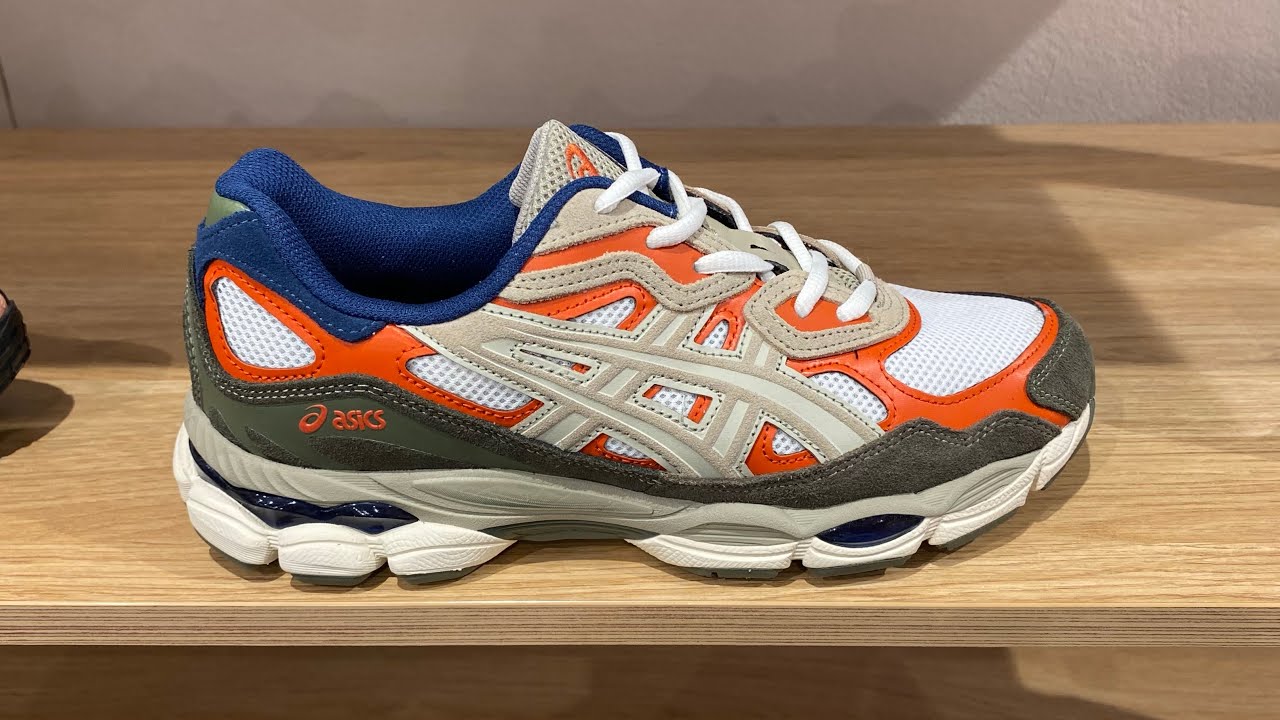 ASICS GEL NYC (Cream/ Irvine) - Style Code: 1203A383-108 - YouTube