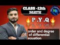 Class 12 th|| pyq|| differential equations|| pradeep sir| next Ranker's