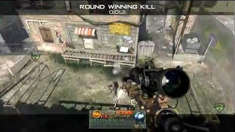 mw2 trickshot favela - jesus shot