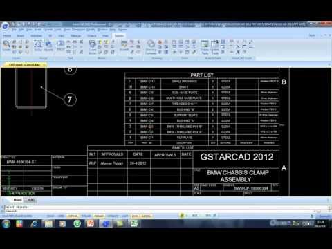 GstarCAD 2012 CAD SHEET TO EXCEL.mp4