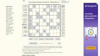 Sudoku May 12, 2020 screenshot 3