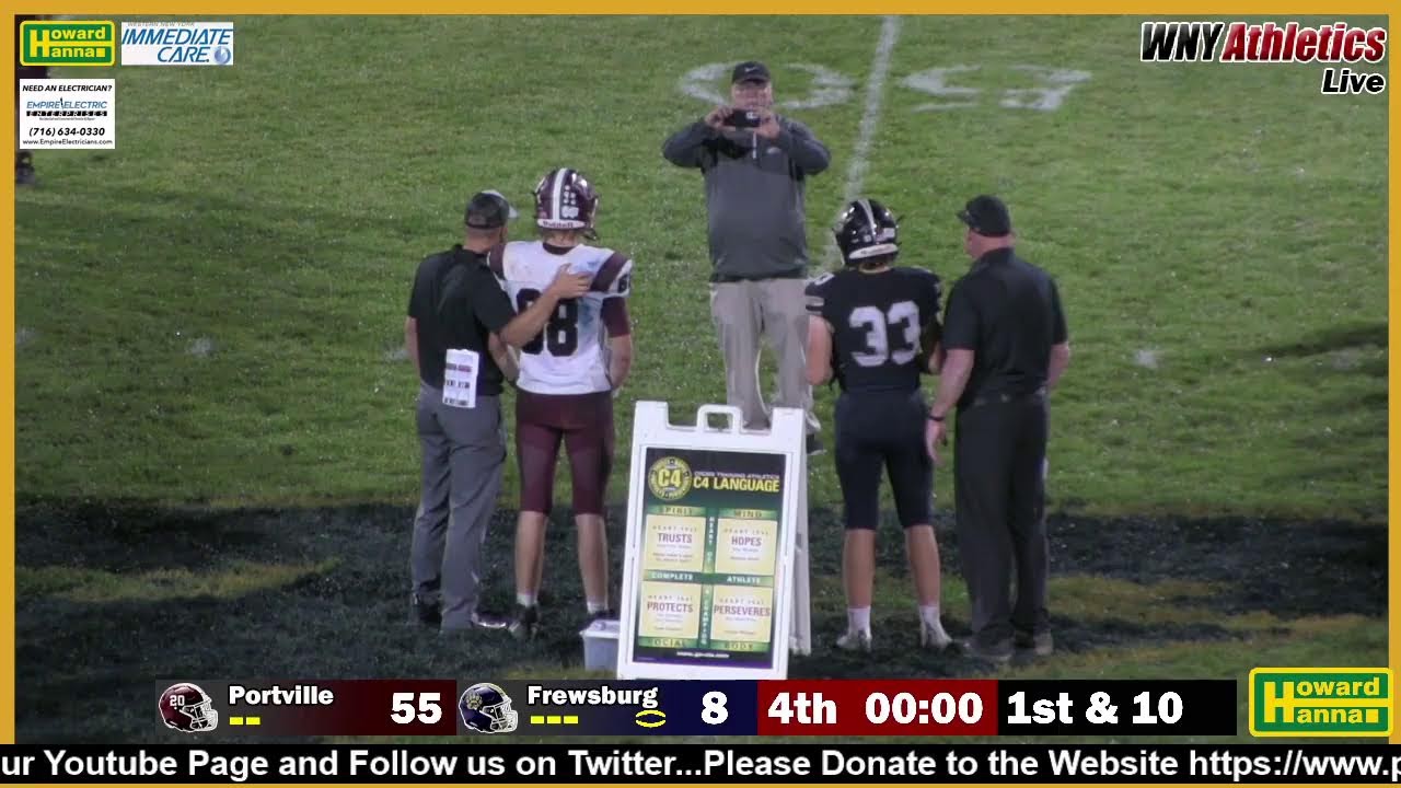 Watch Live High School Football Frewsburg vs Portville YouTube