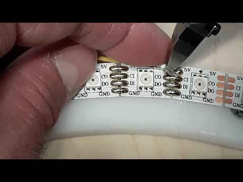 How To Solder LED Strips In A Curve Or Circle