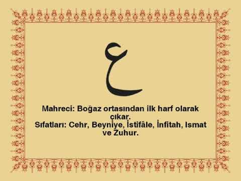 Hasan Hüseyin Varol Tashih-i Huruf dersleri  3. 3- Ayn  Harfi