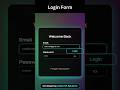 Glassmorphism Login Form | Interactive &amp; Playful Login Button with HTML, CSS &amp; JS