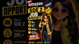 Amazon Job Opportunity | Software development engineer #jobalert #decodebyprish