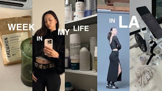 Life in LA as a model🌴 Chatty GRWMs, fav LA cafe for healthy food, wellness routine🍵