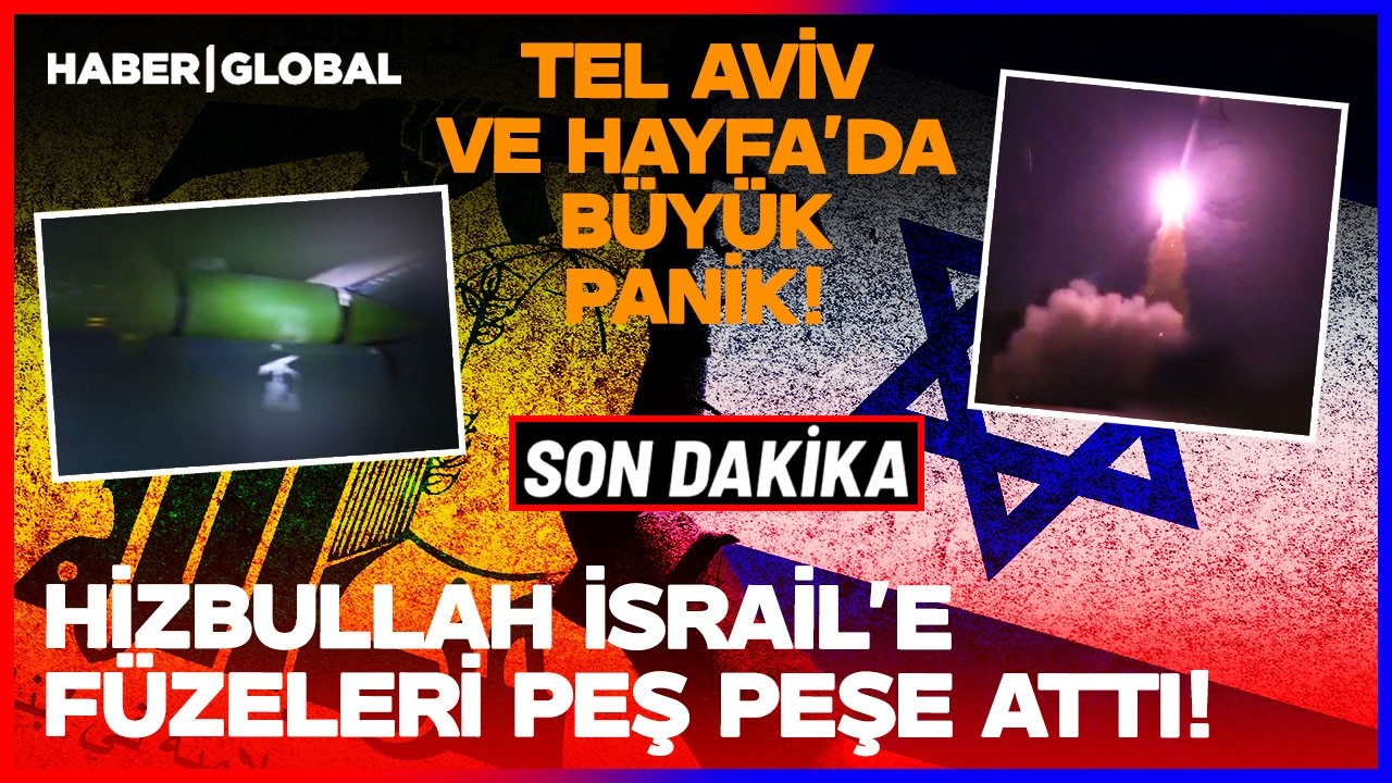 ORTA DOĞU CEHENNEME DÖNDÜ! Hizbullah İsrail'in Her Yerine Füze Atıyor!