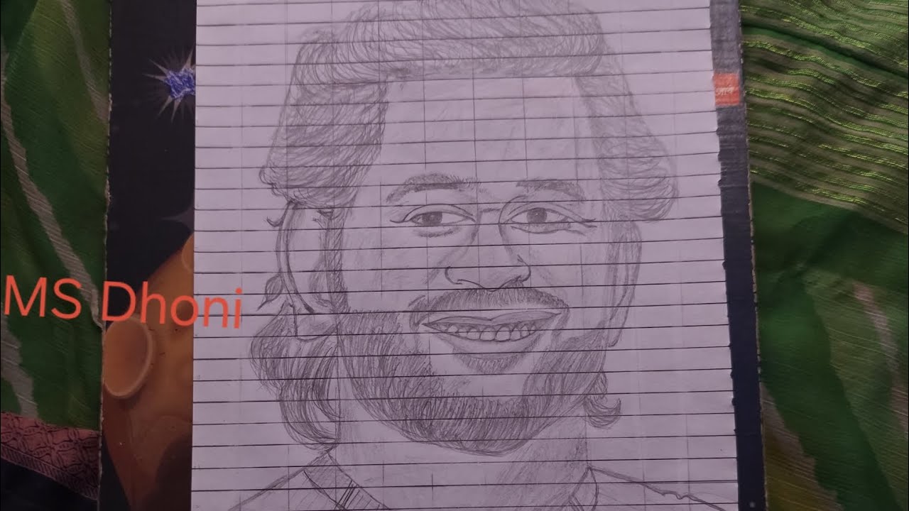 Drawing MS Dhoni/#2