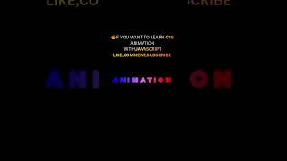 🔥Pure CSS JS Gradient Text Animation #shorts #shortsvideo #trending #webteacher