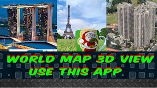 3D map | How to see 3D map in google earth | World map 3D view | 3D map google screenshot 5