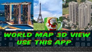 3D map | How to see 3D map in google earth | World map 3D view | 3D map google screenshot 1